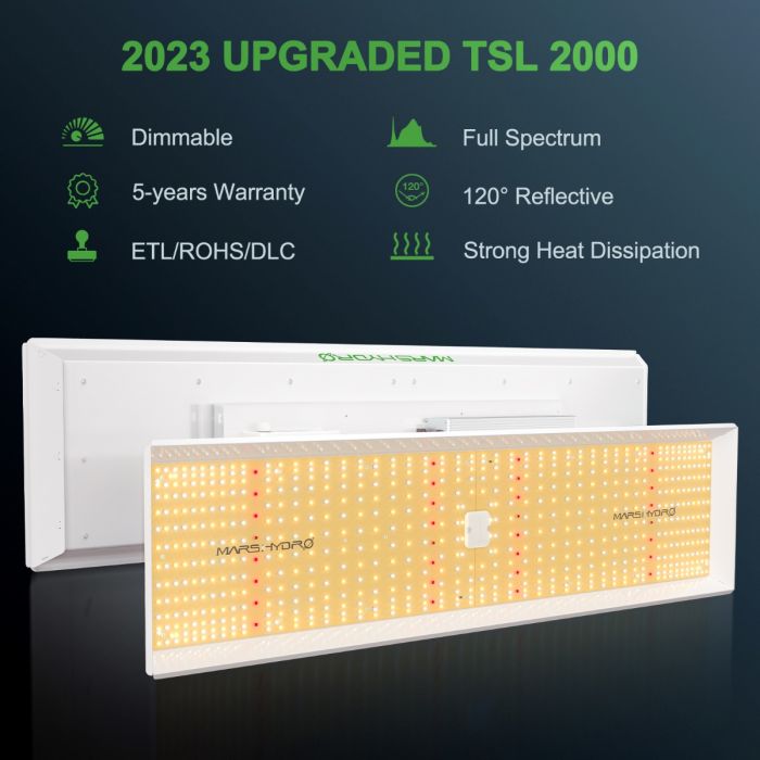 MARS HYDRO TSL 2000 FULL SPECTRUM DIMMABLE 300W LED GROW LIGHT
