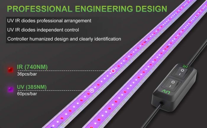 MARS HYDRO SMART FC-E6500 BRIDGELUX 730W COMMERCIAL LED GROW LIGHT AND UV IR (PRE-ORDER BEFORE 10TH OCT.)
